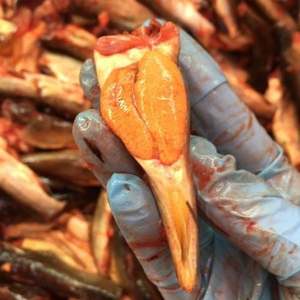 High Quality Naked Catfish Roe Vietnam Supplier Firm Sweet Meat Creamy IQF Frozen Box 1kg VietDelta - Product Image 4