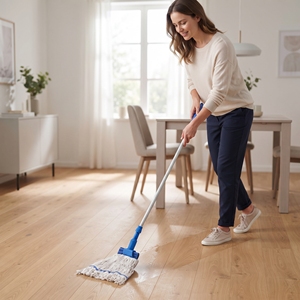 Factory Wholesale Heavy Duty Cotton Thread String Mop Head Refill Extendable Handle Durable 20,000+ Uses Commercial Wet Mopping - Product Image 1
