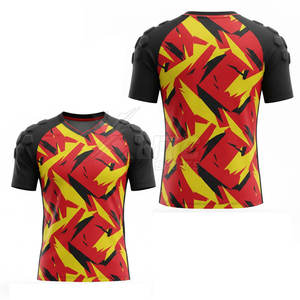 Ropa de Fútbol Profesional, Camiseta de Portero de Manga Corta, Talla Grande, Absorbe la Humedad, Secado Rápido, Cómoda, para Entrenamiento de Equipo - Product Image 3