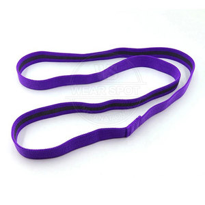 Bandes de Résistance Longues en Tissu Personnalisées à Prix Abordable, Qualité Supérieure, Couleur Unie, Logo Imprimé, Bande de Fitness Longue à Bas Prix - Product Image 3