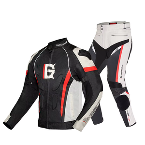 Traje de Motociclismo Transpirable, Chaqueta de Manga Larga y Pantalones, Ropa Protectora de Malla para Carreras, Verano, Adulto, Unisex - Product Image 6