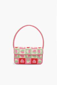 Sac à main d'été perlé pour femme, sac de plage tissé fait main, sac bandoulière brodé, cadeau pour femme - Product Image 6