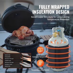 Riscaldatore per Bombole di Gas Isolato Stile Fascia da 120W con Termostato Interno, Temperatura Massima 90°F, Adatto per Bombole di Gas da 40 Libbre - Product Image 2