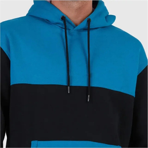 Sudadera con capucha de forro polar para hombre, con capucha ajustable, bolsillo frontal, tela suave, cómoda para uso diario en invierno. - Product Image 6