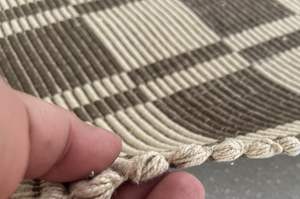 Direct from Manufacturer Factory price Hand Woven Rib textured <b>rug</b> made in geometrical design for Luxury Interiors usages - Product Image 4