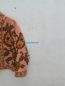 Wholsale Suzani <b>Velvet</b> <b>Jacket</b> Handmade Floral Embroidery <b>Jacket</b> Boho Hippie <b>Jacket</b> Inside Cotton Iining <b>Jacket</b> Winter <b>Jacket</b> - Product Image 2