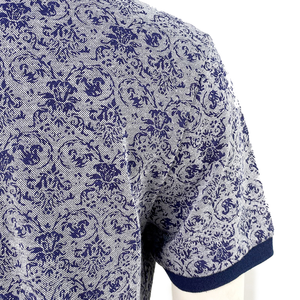 Wholesale Custom Printed Anti-Wrinkle Men's Solid <b>Navy</b> <b>Blue</b> Short Sleeve for <b>Shirts</b> for Boutique Retail - Product Image 3