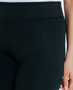 Leggings Negros a Medida, Cintura Media, Largos hasta el Tobillo, Tejido Sin Costuras, Transpirables, Tallas Grandes, Ropa Casual de Verano para Mujer, Económicos - Product Image 4