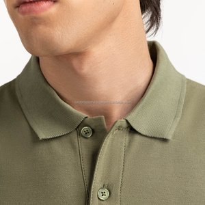 Nardon Apparel Hombre Slim Fit Impreso para Polos Patrón Sólido Manga Corta Botón Abajo Casual Elegante Tejido Texturizado - Product Image 6