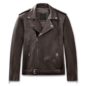 OEM Factory Customized Cheap <b>Smart</b> Casual Men Leather <b>Jackets</b> For Sale In Wholesale Price Leather <b>Jacket</b> - Product Image 5