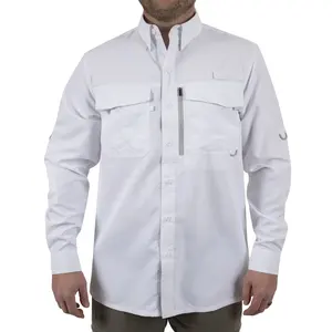 Mannen Outdoor Stijlvolle Ademende Custom Uv Bescherming Lange Mouwen Vissen Shirt/Vissen Shirt