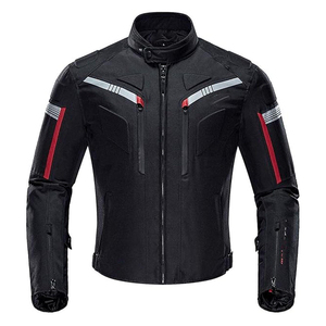 Hot Sale Breathable Men <b>Motorcycle</b> Riding <b>Jacket</b> Waterproof Windproof Motorbike With Reflective Strips All Season Wear - Product Image 5