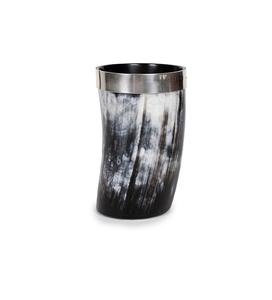 Horn Glass Direct Factory Supply Handmade Polished Modern Vintage Shot Glass Buffalo Horn Drinking Animal Style Natural Crafts - Product Image 4