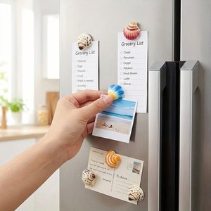 Imanes decorativos para refrigerador con diseño de conchas marinas, buen precio, venta al por mayor, imán para refrigerador producido en Vietnam. - Product Image 3