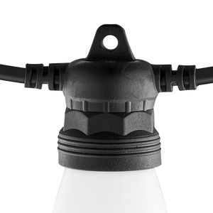 Luci a Stringa RGB per Esterni 30m 30 Lampadine Controllo APP 15 Colori Singoli Luminosità Regolabile Corpo Lampada in Plastica Emissione Bianca - Product Image 4