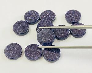Cuentas de Disco Planas de Piedra Arenisca Azul para Fabricación de Joyas, Suministros de Artesanía al por Mayor - Product Image 6