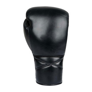 Gants de boxe en cuir personnalisés avec logo imprimé, fermeture à lacets au poignet, pour adultes, équipement d'entraînement - Product Image 2