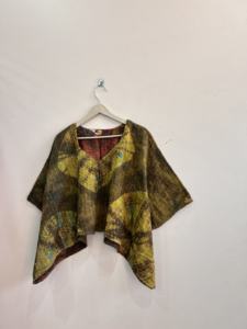 Top Kantha vintage hecho a mano en India, top tie-dye extragrande, top bohemio para mujer, nuevo top corto para mujer - Product Image 5