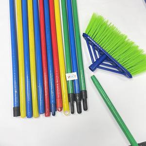 Wholesale Hot-Selling PVC Coated <b>Wooden</b> <b>Broom</b> Stick & <b>Broom</b> <b>Handle</b> for Household Use Stylish Hand Style With End Thread - Product Image 2