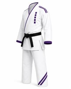 Uniforme de karaté professionnel Dojo 100% coton Tissu haute densité durable Points renforcés Broderie personnalisée - Product Image 3