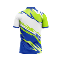 Conjuntos de Camisetas Polo Personalizadas sin Costuras con Estampado Lightning, de Spandex/Poliéster, Unisex, para Tenis, Pickleball, Ropa Deportiva Transpirable que Absorbe el Sudor