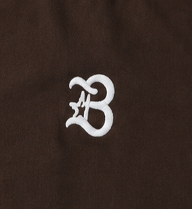 Chemise décontractée à manches courtes pour homme, couleur marron, avec logo blanc sur le devant, pour l'été - Product Image 4
