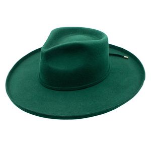 Cappello Fedora Shannon con Tesa Larga in Feltro di Lana - Product Image 1