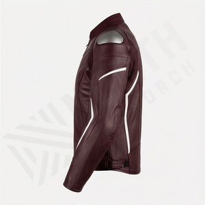 Veste de moto pour homme sur mesure de qualité supérieure, confectionnée avec des matériaux de haute qualité, vêtements de sport professionnels pour la course. - Product Image 3