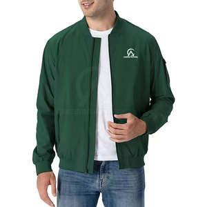 Blouson bomber classique pour homme, design simple uni, adapté aux saisons d'hiver et à un usage quotidien - Product Image 3