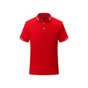 Polo à manches courtes bleu pour homme, couleur unie, respirant, en piqué, design décontracté avec bordure de col contrastée - Product Image 5