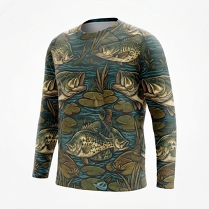Vêtements de pêche personnalisés à manches longues, chemise de pêche à séchage rapide pour homme, jersey d'été UPF50+, chemise de pêche à manches longues - Product Image 2