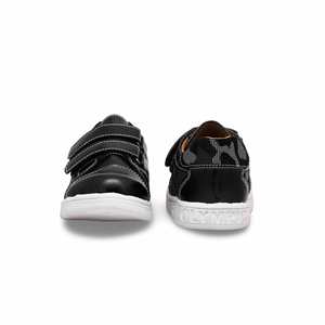 KD1690วิ่งลำลองสไตล์บาสเกตบอลเด็กชายสีดำ - Product Image 2