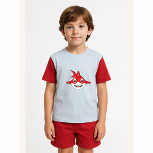 Conjuntos de pantalones cortos y camisetas Australian Western Country para niños, pantalones cortos de verano con bolsillos, conjuntos de camiseta y pantalones cortos personalizados para niños. - Product Image 5