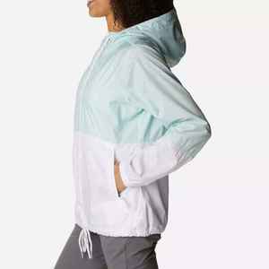 New Fashion Wholesale High Quality Eco Friendly Solid Lightweight Winter Casual Hooded Elastic Waist Windbreaker <b>Rain</b> <b>Jacket</b> - Product Image 2