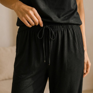 Conjunto de Pijama y Ropa de Estar para Mujer, Tela Tencel, Ropa de Dormir Transpirable para Verano - Product Image 5