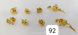 Aros Clásicos de Oro Sólido de 22K para Mujer, Oro Amarillo Pulido, Joyería Bali, Elegantes para Uso Diario, Adornos Bali de Oro - Product Image 3