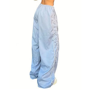 Pantalon de jogging streetwear hip-hop personnalisé pour femme, en polaire respirante, taille haute avec cordon de serrage, vente en gros, prix abordable - Product Image 2