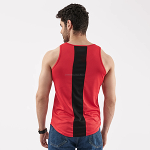 New Arrival Custom Stringer Tank <b>Top</b> for <b>Men</b> XL Size Cotton Gym Fitness Wear Sleeveless Workout Gear for Bodybuilding Sports - Product Image 3