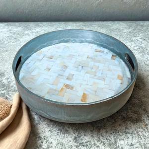 Plateau en émail en gros, plateau en émail pour articles cadeaux, plateau en émail au design rétro - Product Image 2