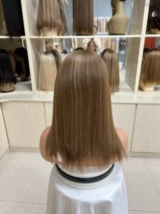 Perruques chinoises en cheveux humains vierges HD, avec dentelle frontale, longues, tailles de bonnet moyennes, petites et grandes, sans colle, vente en gros - Product Image 4