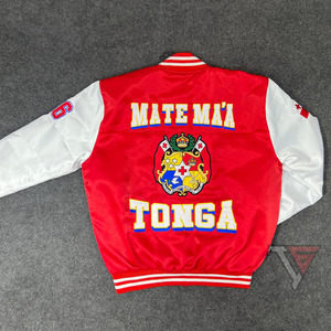 Customizable XL Winter Satin Bomber <b>Jacket</b> High Reversible Varsity Design Breathable Wool Canvas Eco-Friendly <b>Waterproof</b> Thick - Product Image 2