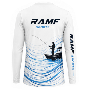 Camisa de Pesca de Manga Larga de Alto Rendimiento, Transpirable, de Secado Rápido, Antibacteriana, UPF50, 100% Poliéster, 160g, de Alta Calidad y en Tendencia - Product Image 2