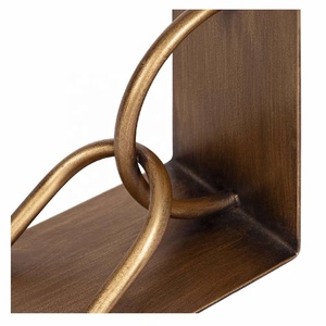 Two Piece Metal <b>Bookend</b> Study Home Desk Organizer Shelve Gift for Book Lover Book End Home Living Room Office Decoration - Product Image 2