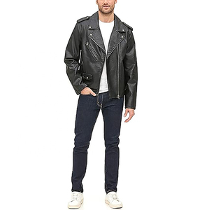 Vestes en cuir pour hommes de bonne qualité, prix de gros, en cuir véritable, fabriquées pour la vente en ligne - Product Image 3