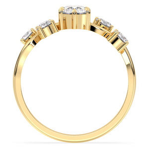 แหวนเงินแท้ 925 คุณภาพสูง REYES ประดับเพชรโมอิสซาไนต์ GRA Certified ดีไซน์หรูหรา เหมาะสำหรับงานแต่งงาน งานหมั้น หรือเป็นของขวัญ ของที่ระลึก เครื่องประดับชั้นดี - Product Image 6