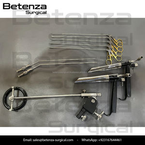 Laryngoscope rigide manuel à fibres optiques de qualité supérieure, ensemble de 10 pièces, instruments chirurgicaux d'ORL pour laryngoscopie, approuvé CE ISO 13485 - Product Image 2