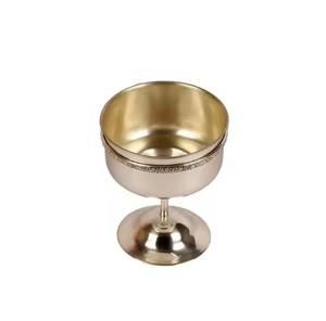 Vaisselle moderne en métal, bol à glace pour servir des desserts froids dans les cafés et restaurants - Product Image 5