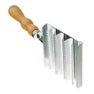 Cepillo de Aseo para Caballos y Ganado con 6 Cuchillas Ajustables de Acero Inoxidable Reutilizables y Mango de Madera - Product Image 2