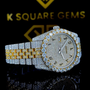 Reloj de Lujo de la Mejor Calidad, Resistente al Agua, de 3 Metros, de Cuarzo, Automático, Analógico, Unisex, con Diamantes, Correa de Silicona y Esfera con Agujas - Product Image 1