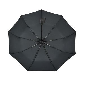 Wholesale Custom High Quality 3 Fold Folding <b>Windproof</b> UV Black 190T Pongee Fully-Automatic Open Close Shenzhen Origin <b>Umbrella</b> - Product Image 3